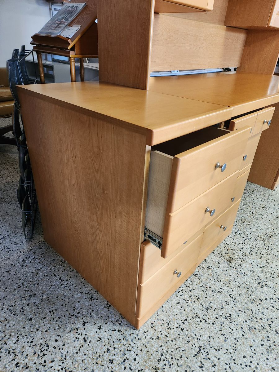 Maple Two Drawer File Cabinet