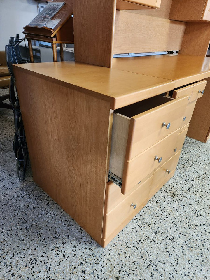 Maple Two Drawer File Cabinet
