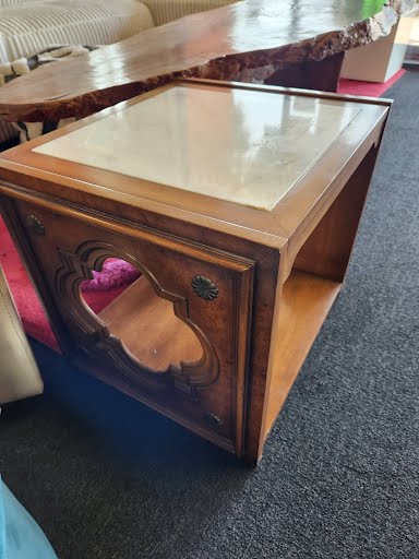 Marble Top Vintage End Table