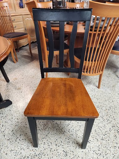 44R" Dining Set - Cherry/Black