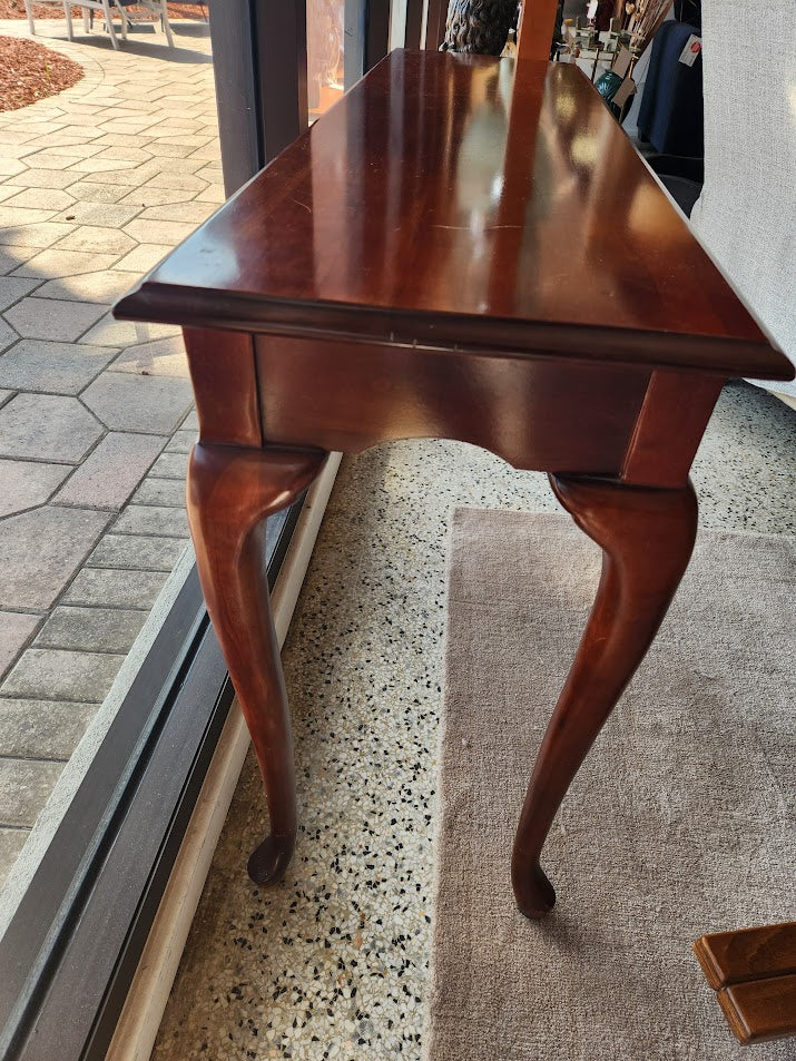 Cherry Finish Sofa Table