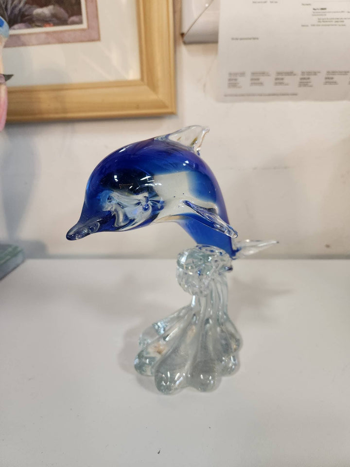 Blown Glass Dolphin