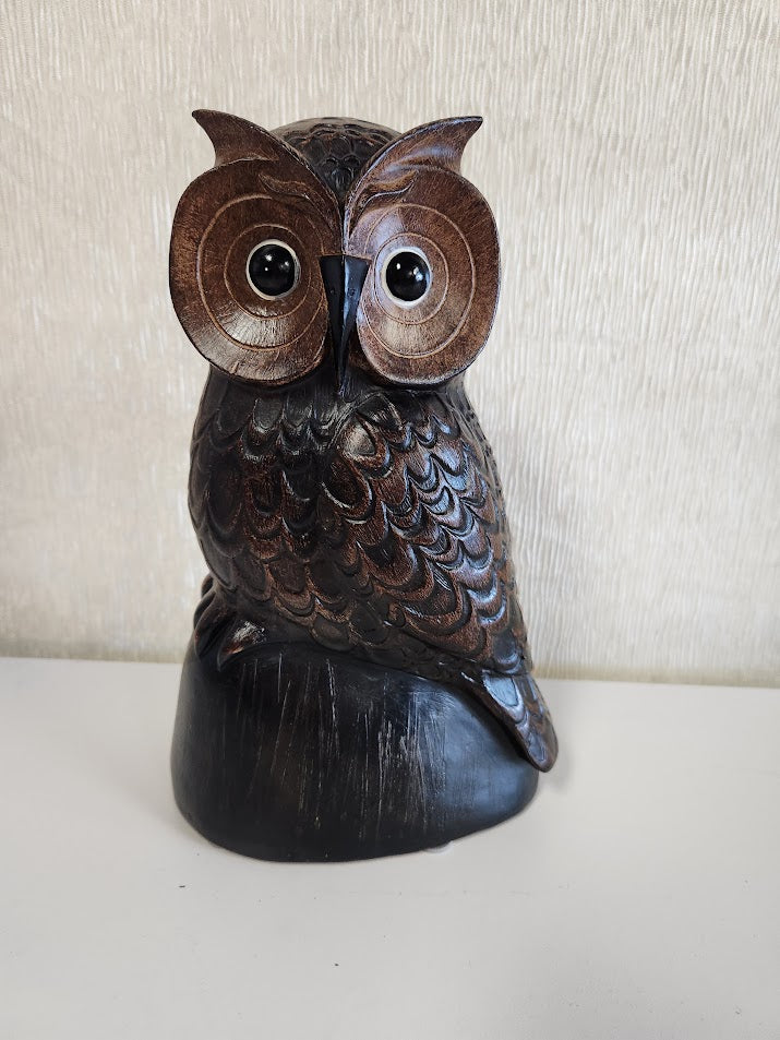 Perched Owl Table Decor
