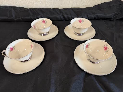 Footed Cup and Saucer China