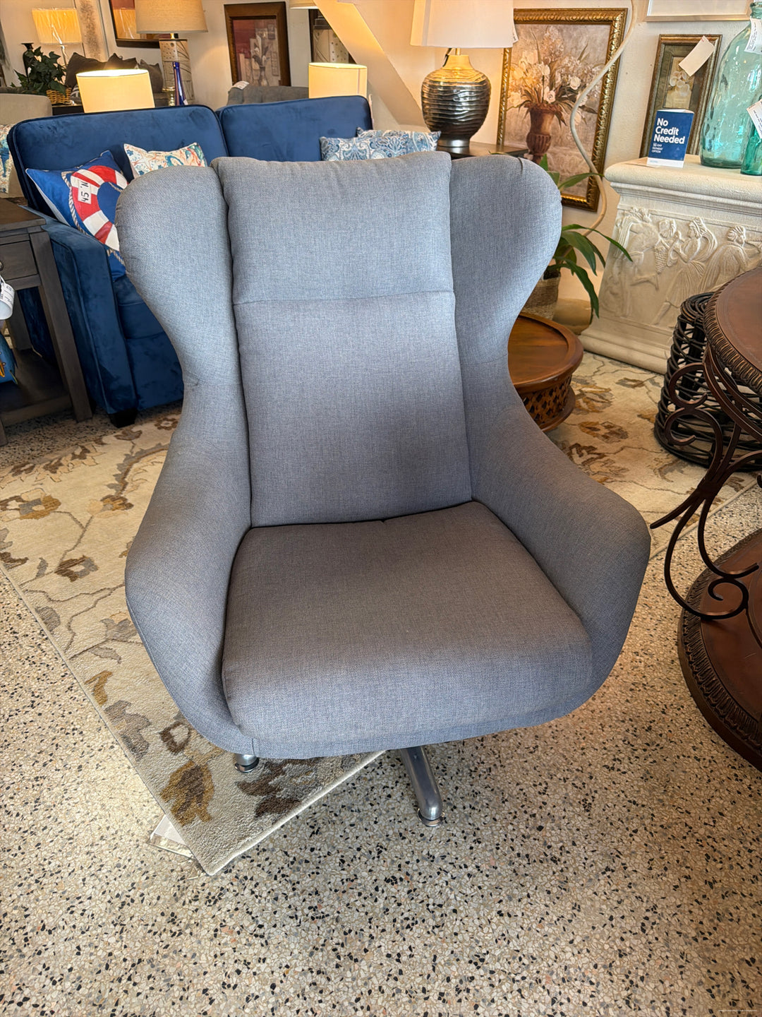 Fabric Swivel Chair