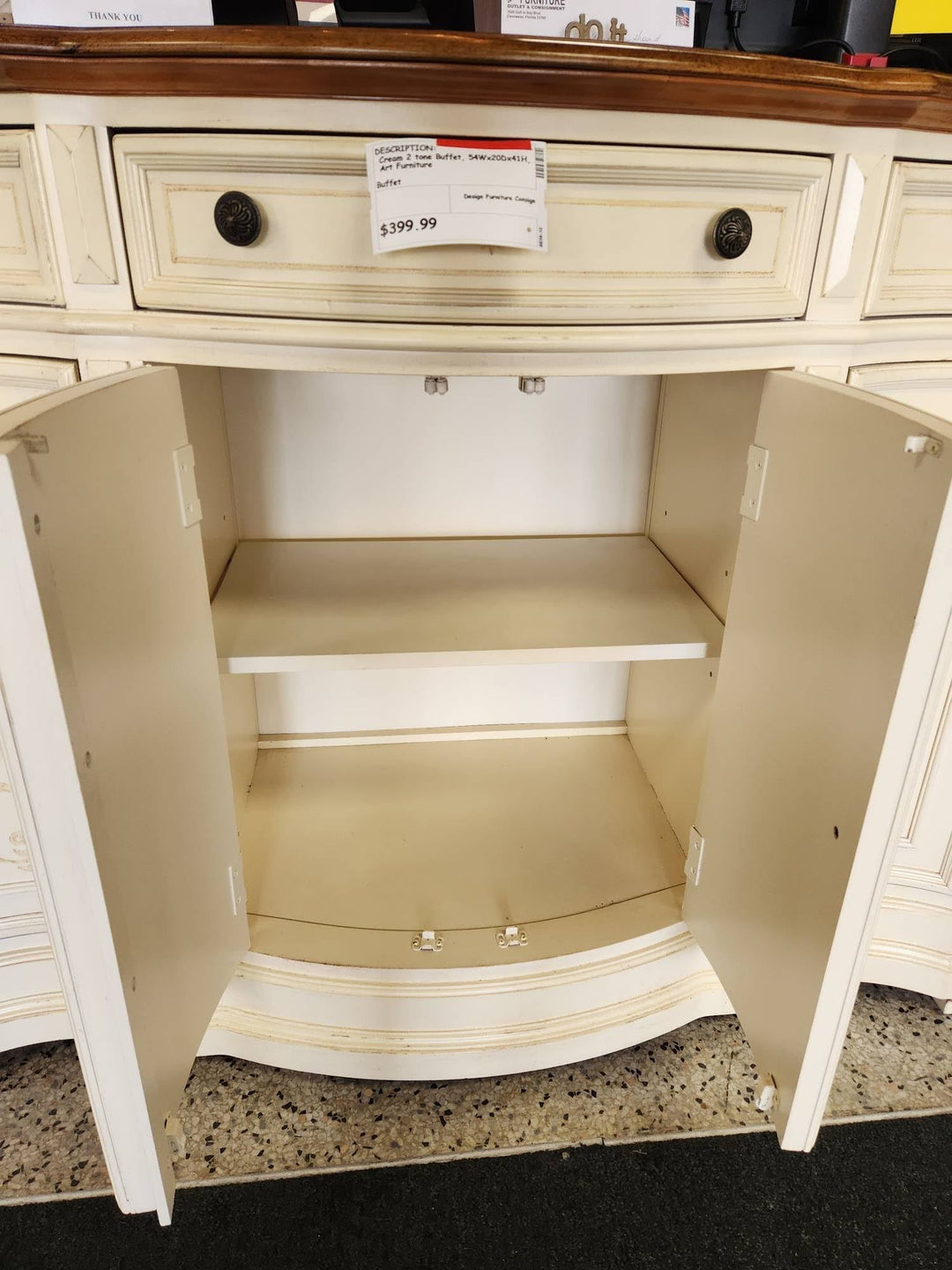 Art Furniture Buffet Two Tone