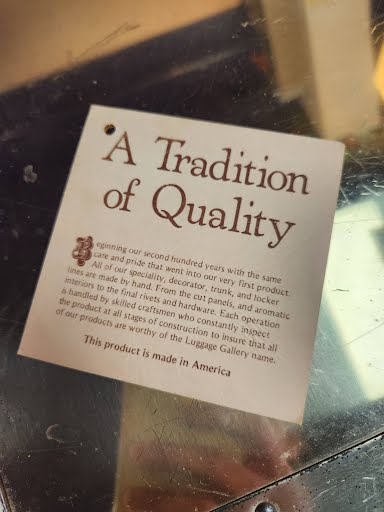 18" Square Brass Trunk/End Table