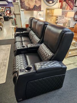Black Theater Seating  Recliners