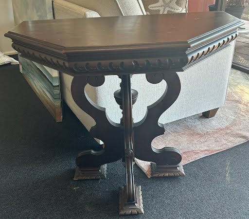 Half Moon Wood Sofa Table