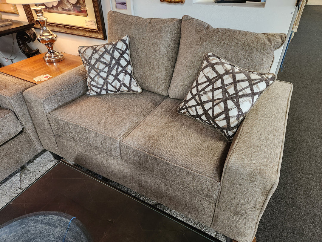 Love Seat - continental Logan Acorn