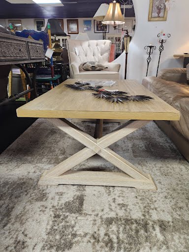 Coffee Table Two Tone Wood