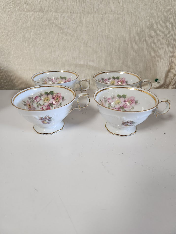 Footed Cup And Saucer China