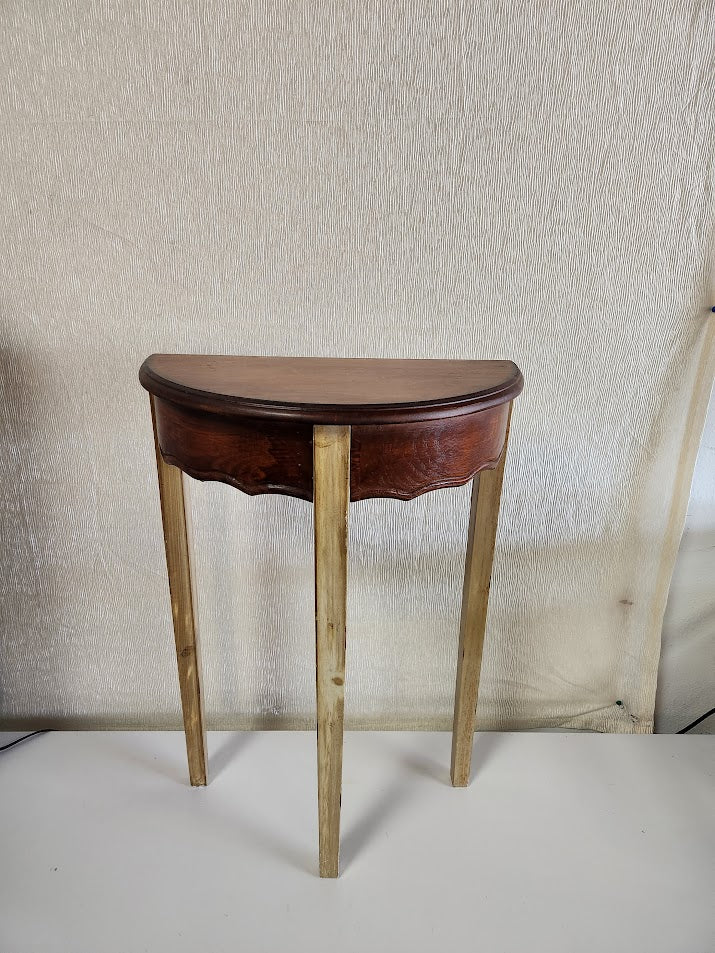 Demilune End Table