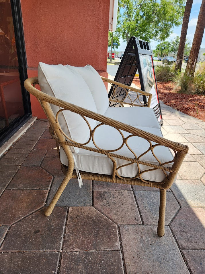 Wicker Outdoor Love Seat
