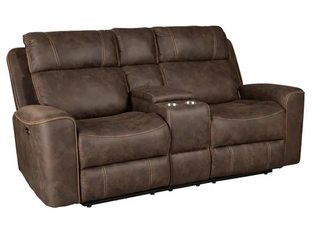 - BEHOLD Telluride Power Motion Chocolate Love Seat