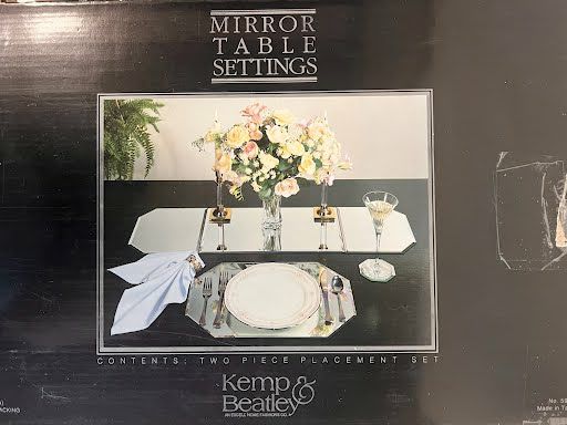 Mirror Table Settings,2 PIECE