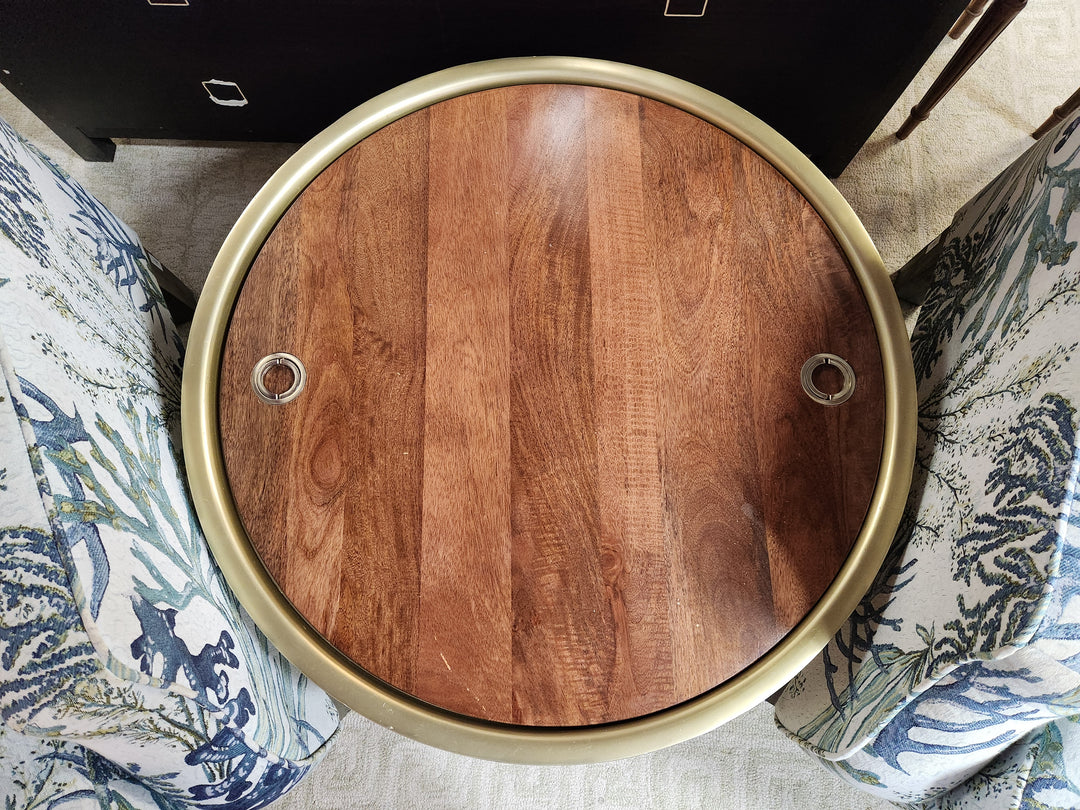 Wood Grain West Elm Coffee Table