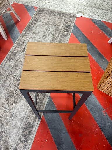 wood/Metal Outdoor Set