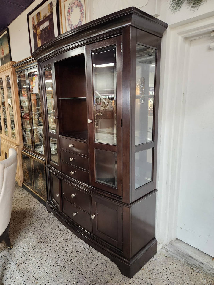 Rooms to Go China Cabinet Dark Wood