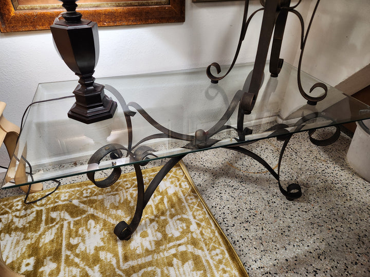 Rectangular Glass Top Coffee Table