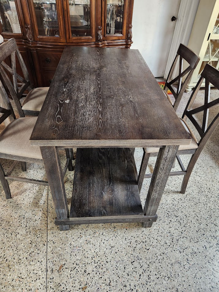 ACME Dark Wood Dining Table