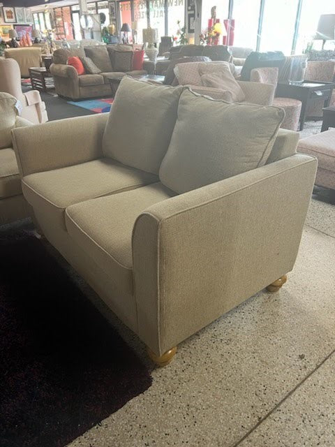 Beige Love Seat