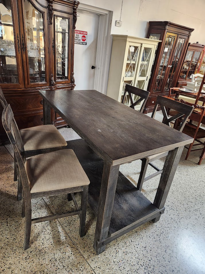 ACME Dark Wood Dining Table
