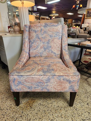 Pastel Paisley Accent Chair