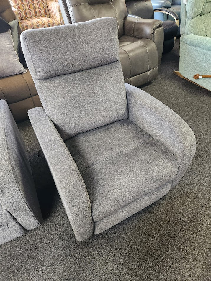 Grey Fabric Electric Recliner