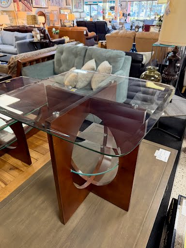 Glass Top Table Set