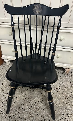 Antique Hancock Black Chair