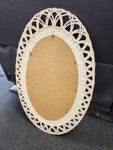 19x30" Wicker Mirror