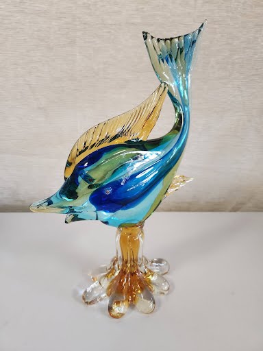 15" Murano Glass Fish