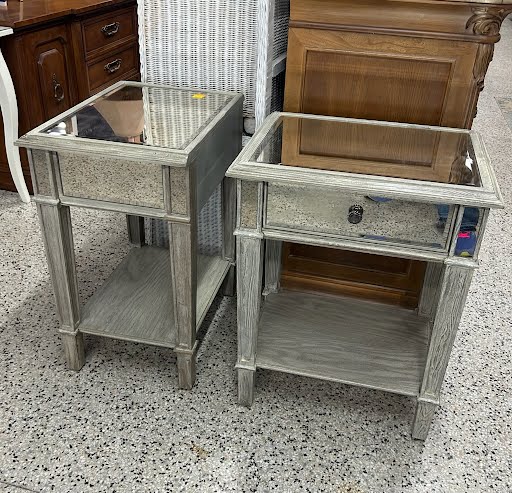 Pier 1 Imports Nightstand Mirrored