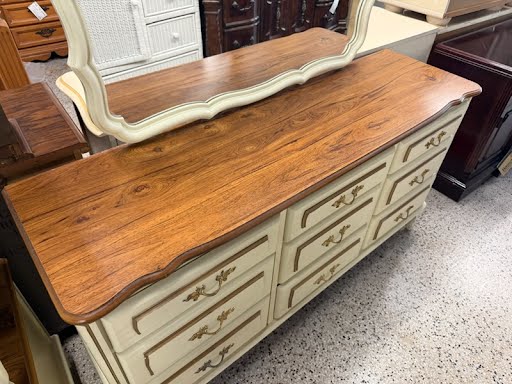 Two Tone French Bed Set