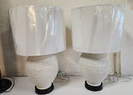 SET of 2 | ceramic Table Lamps