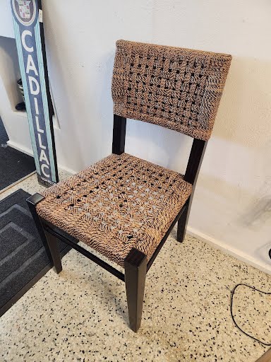 SET OF 2-Palecek Panama Wood Side Chairs