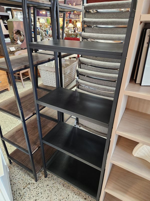 Black 4 Tier Bookcase