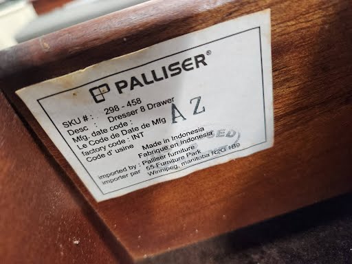 Palliser Dresser 8 Drawers