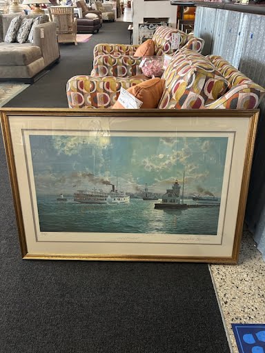 "Port of Cleveland" 42x29 Wall Art