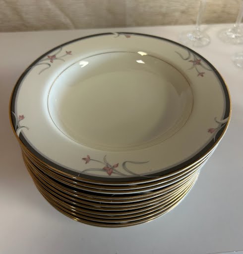 SET OF 4- Rim Soup Bowl Floradora by Mikasa China