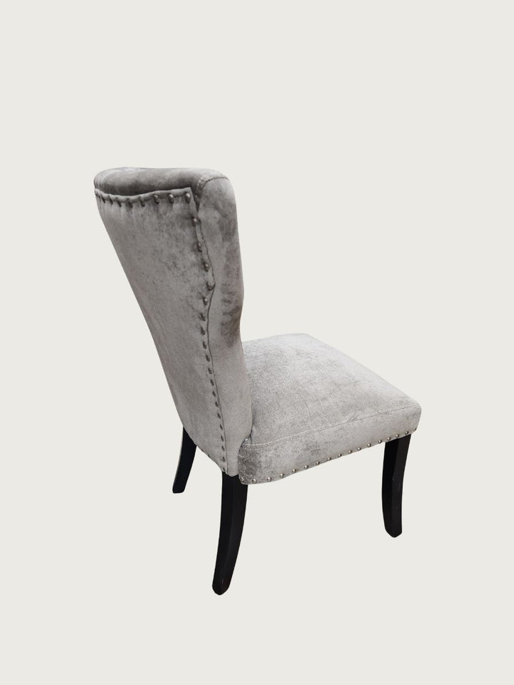 SET OF 2 | Gray Armless Chairs