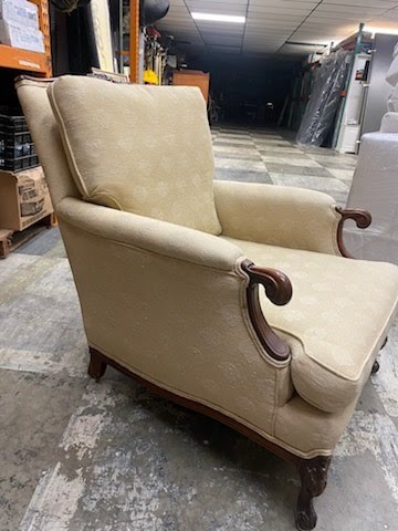 Cream Fabric Armchair