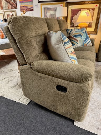 79W" Manual Double Recliner Sofa - Mocha