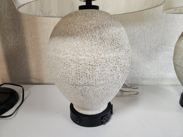 SET of 2 | ceramic Table Lamps