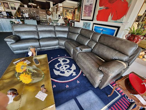 Sectional - 6 Piece Madrid Granite Power Recliner