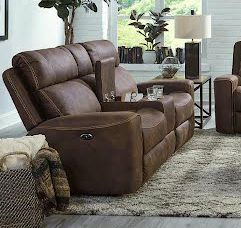 - BEHOLD Telluride Power Motion Chocolate Love Seat
