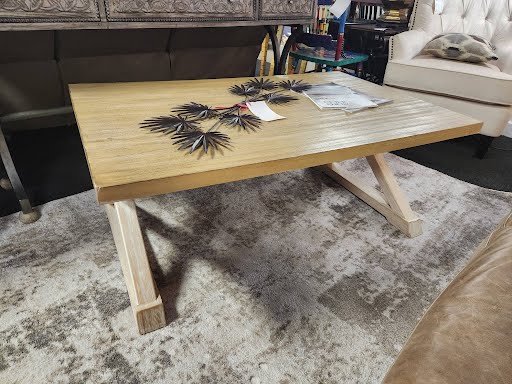Coffee Table Two Tone Wood