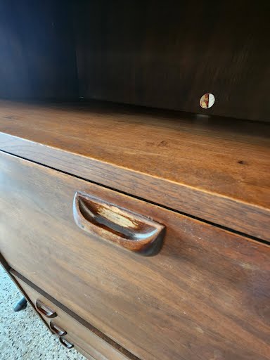 Mid Century Modern Walnut Bookcase