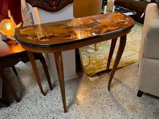 Half Moon Sofa Table